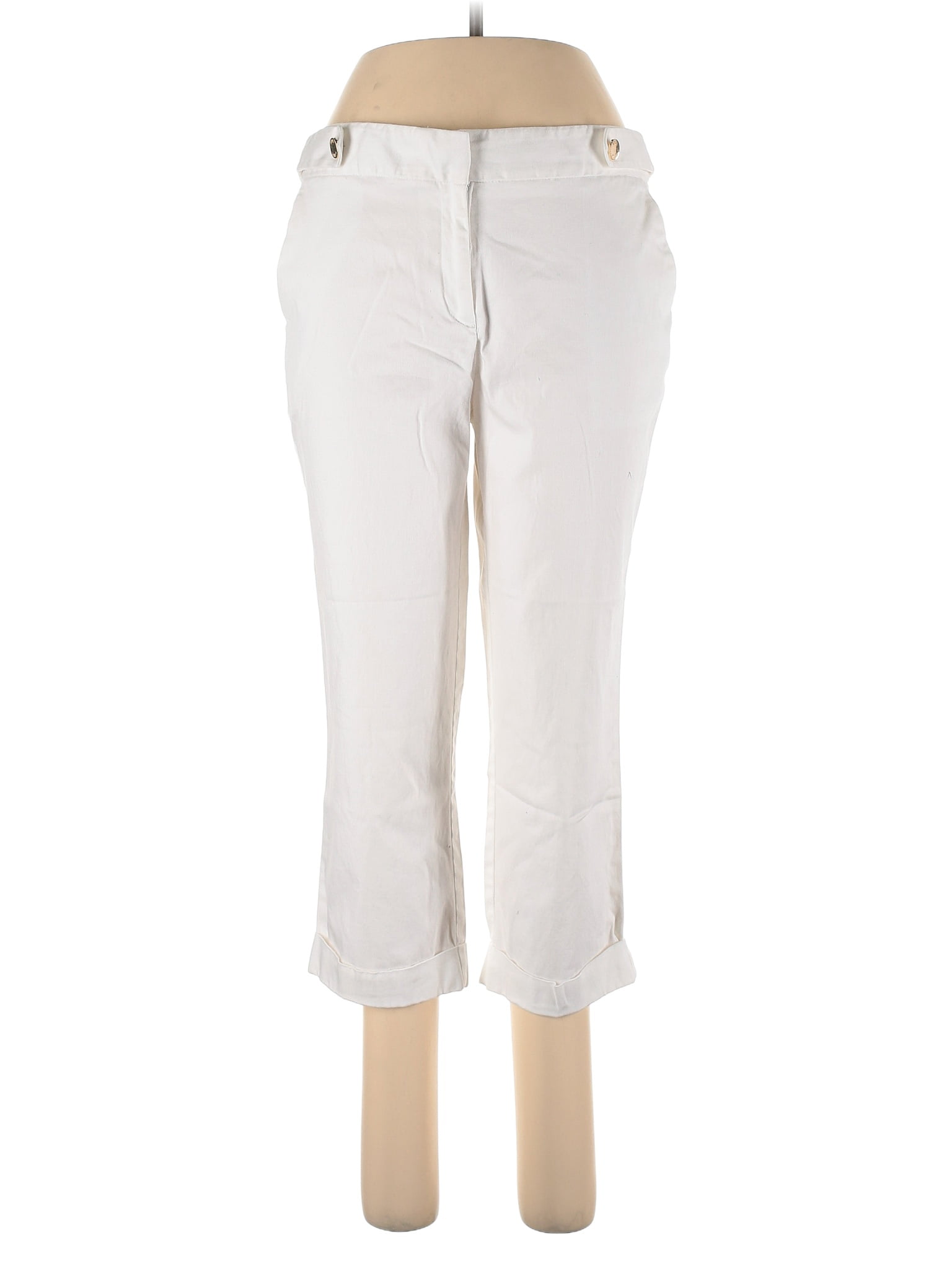 Anne Klein White Casual Pants Size 10 - 89% off | ThredUp
