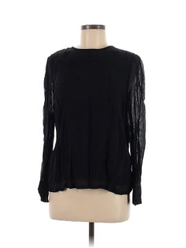 Anine Bing Long Sleeve Silk Top (view 1)