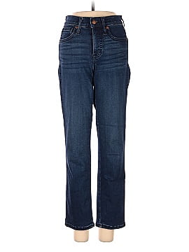 Madewell Mid-Rise Stovepipe Jeans in Dahill Wash (view 1)
