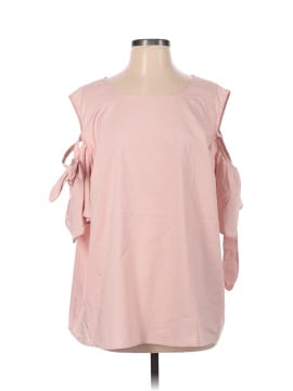 Worthington Short Sleeve Blouse (view 1)