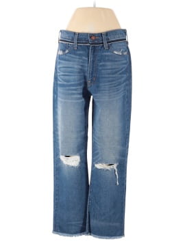Madewell Retro Crop Bootcut Jeans: Knee-Rip Edition (view 1)