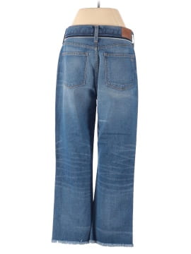 Madewell Retro Crop Bootcut Jeans: Knee-Rip Edition (view 2)