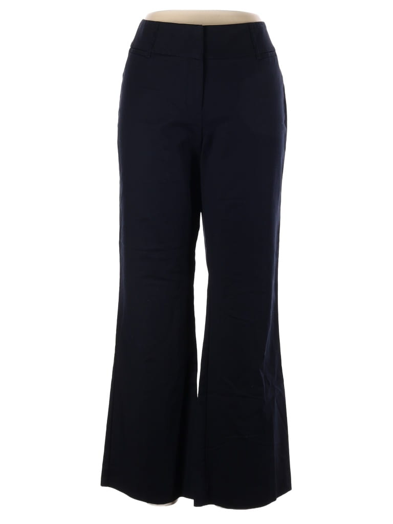 Pantalon Tailleur Femme DANA BUCHMAN - Laine Noire Taille 12 - Occasion Très Bon état