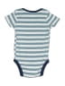 Child of Mine by Carter's 100% Cotton Stripes Blue Short Sleeve Onesie Size 0-3 mo - photo 2