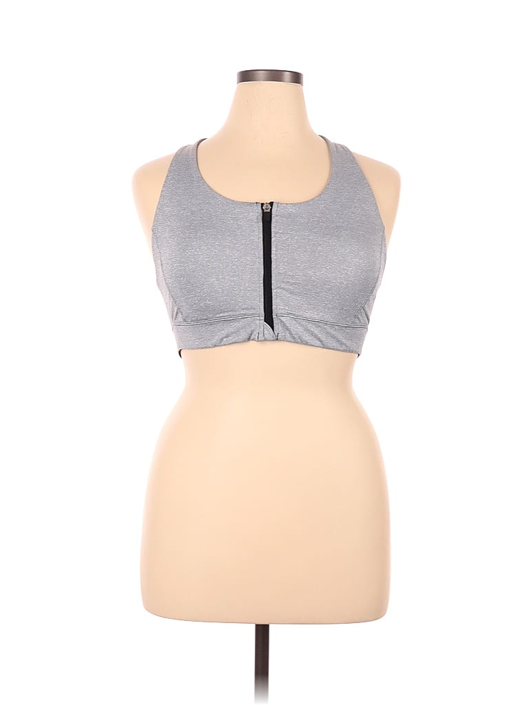 Tek Gear Gray Sports Bra Size XL 41 off thredUP