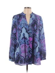 Jones New York Signature Long Sleeve Blouse