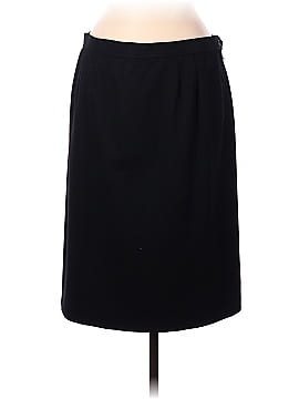 Yves Saint Laurent Rive Gauche Wool Skirt (view 1)