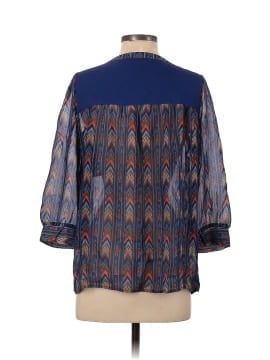 TL The Letter 3/4 Sleeve Silk Top (view 2)