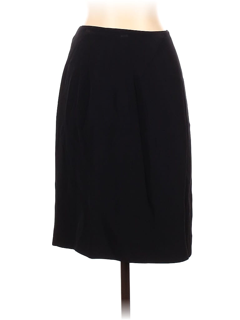 Giorgio Armani Solid Black Casual Skirt Size 4 - photo 1