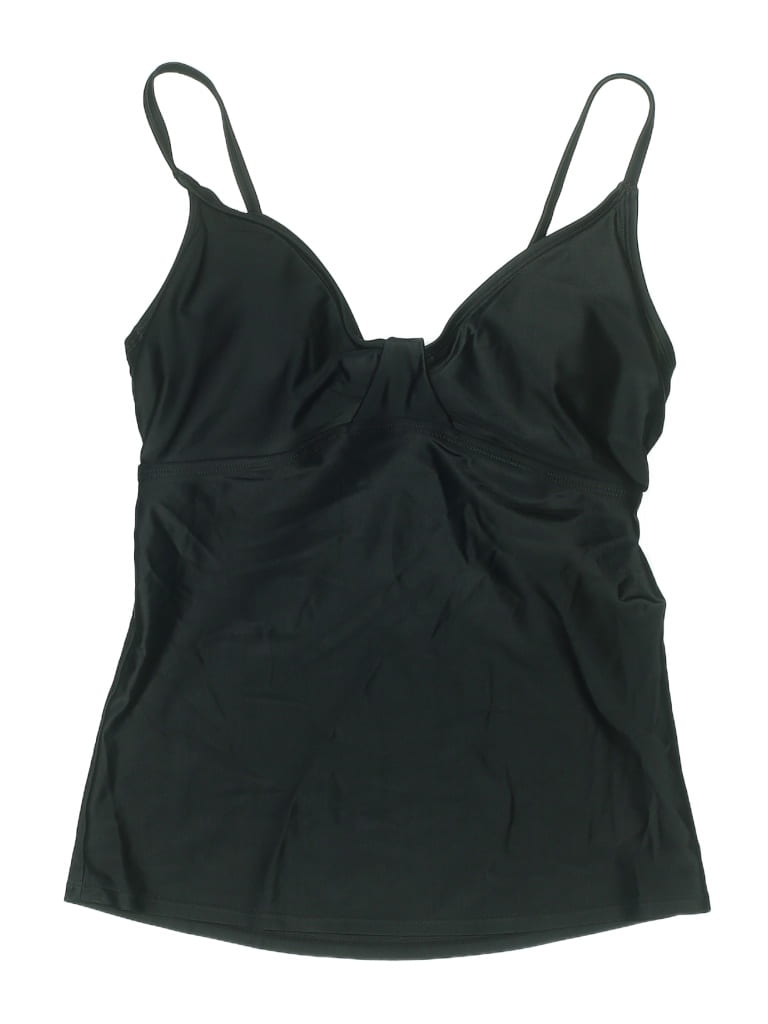 Athleta Solid Black Swimsuit Top Size 32 D/DD 47 off thredUP