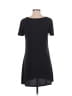 Mudd Solid Black Gray Casual Dress Size M - photo 2