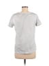 Zara W&B Collection 100% Cotton Stripes Silver Ivory Short Sleeve T-Shirt Size M - photo 2