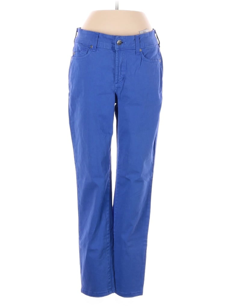 NYDJ Solid Blue Jeans Size 0 (Petite) - 85% off | thredUP