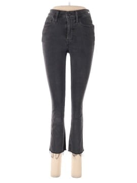 Madewell Petite Stovepipe Jeans in Banberry Wash: Raw-Hem Edition (view 1)