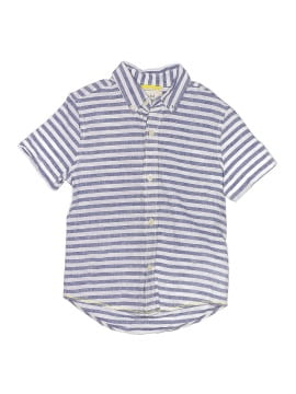 Mini Boden Short Sleeve Button-Down Shirt (view 1)