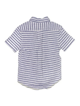 Mini Boden Short Sleeve Button-Down Shirt (view 2)