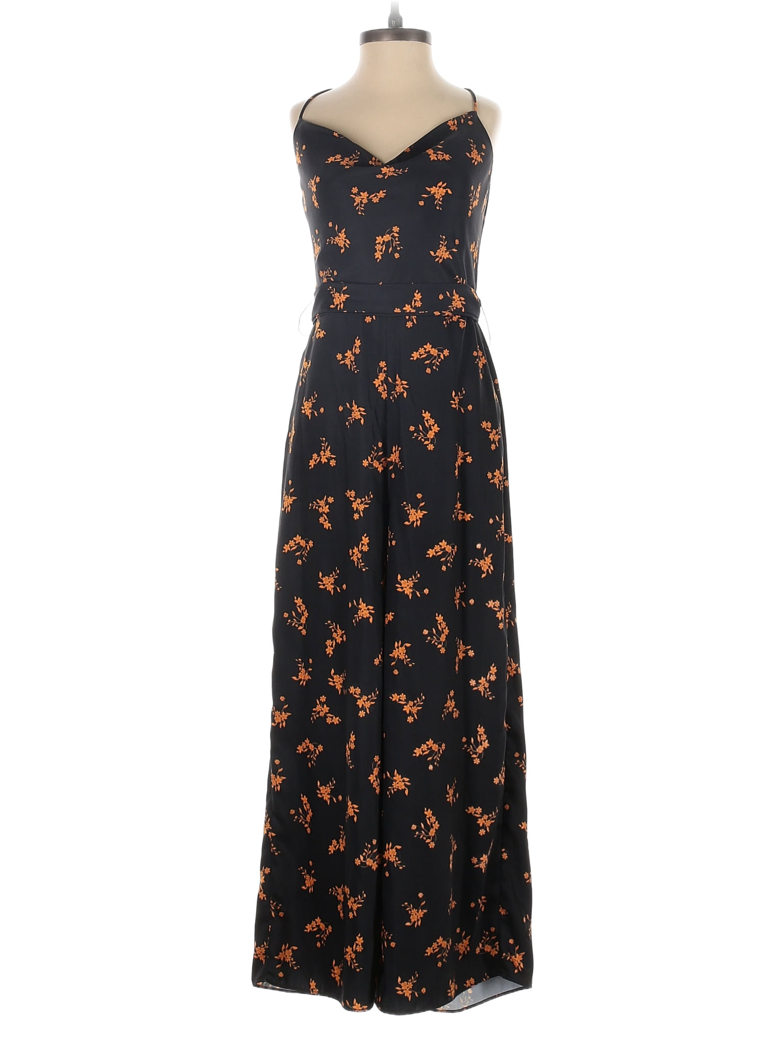 Keepsake 100 Polyester Floral Black Jumpsuit Size XS 77 off thredUP