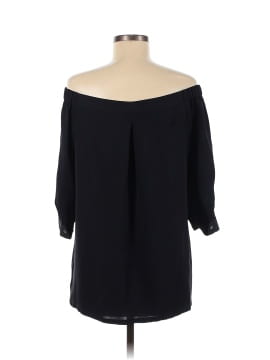 Theory 3/4 Sleeve Silk Top (view 2)