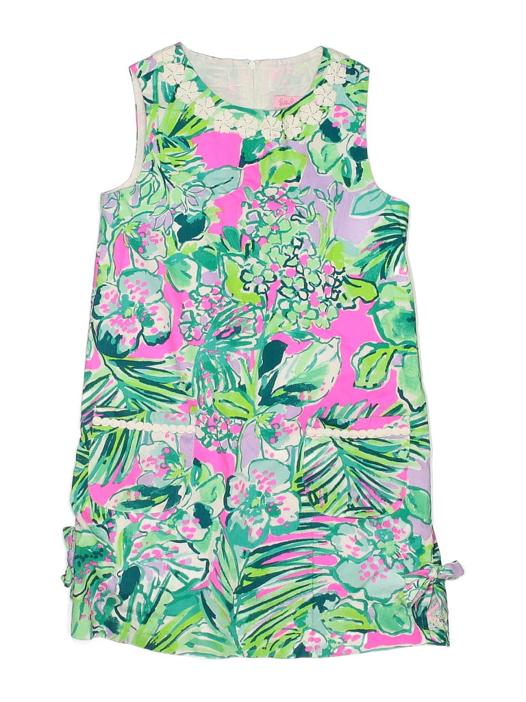 Lilly Pulitzer 100 Cotton Green Dress Size 10 57 Off Thredup