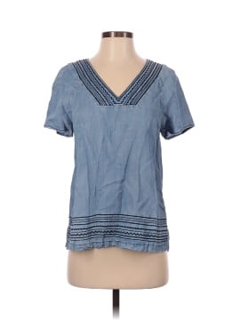 Skies Are Blue Short Sleeve Blouse (view 1)