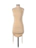 Lioness Solid Colored Tan Casual Dress Size XS - photo 1
