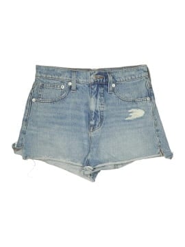 Madewell Relaxed Denim Shorts in Madera Wash: Side-Slit Edition (view 1)