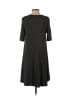 Joan Vass Solid Black Gray Casual Dress Size XS - photo 2