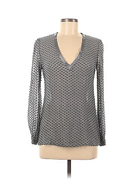 Vintage Polka Dot V-Neckline Blouse