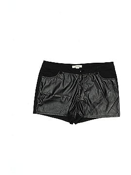 Adam Levine Faux Leather Shorts (view 1)