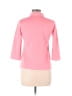 Croft & Barrow Color Block Colored Pink Long Sleeve Polo Size M - photo 2