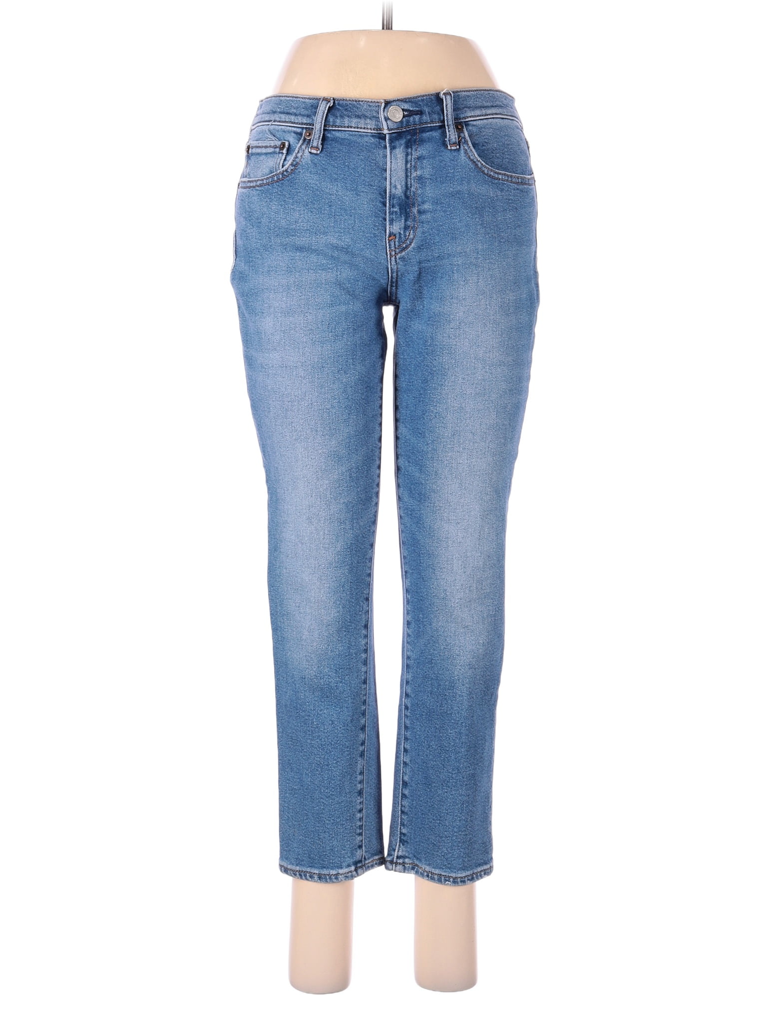 Gap Solid Blue Jeans 28 Waist - 81% off | ThredUp