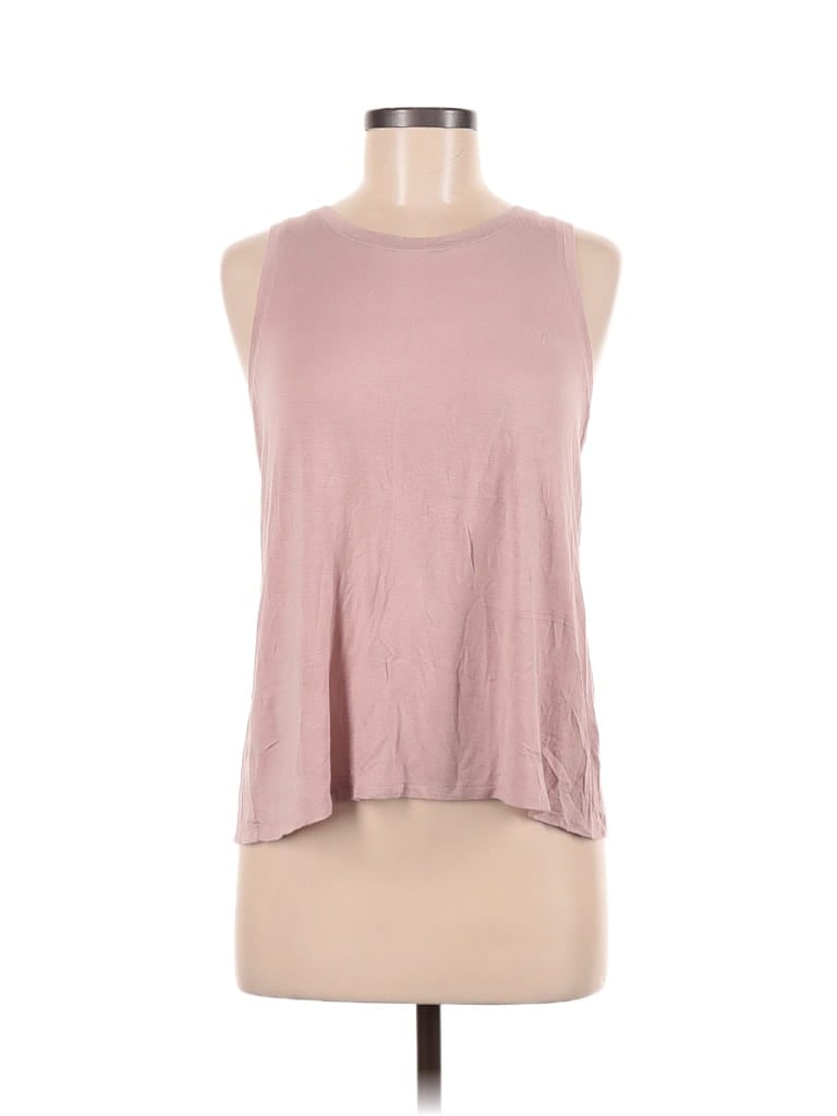 Pre-owned Halogen Tank Top Pink Halter Neckline Tops