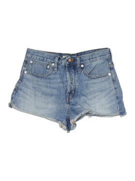 Madewell Relaxed Denim Shorts in Clintonville Wash: Split-Hem Edition (view 1)
