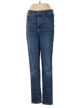 Madewell 10" High-Rise Skinny Jeans in Wendover Wash: TENCEL&trade; Denim Edition (view 1)