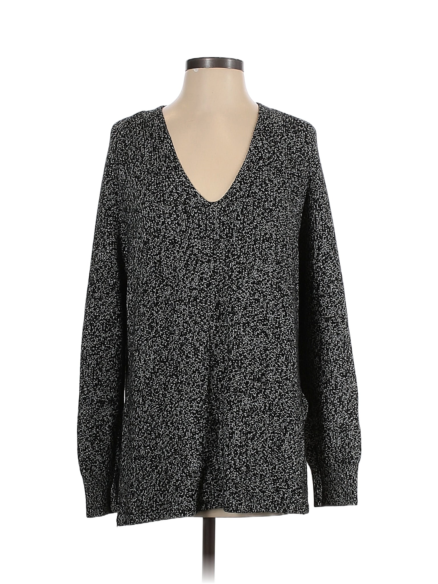 Athleta Color Block Gray Black Pullover Sweater Size S - 65% off | thredUP