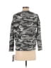 Chaser Camo Color Block Gray Pullover Sweater Size S - photo 2
