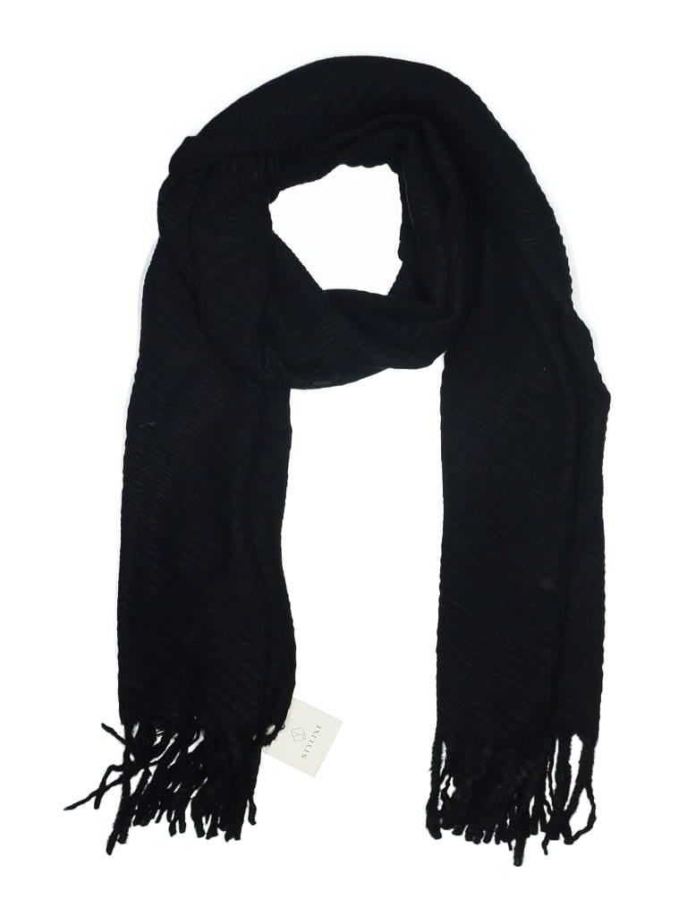 Pre-owned Assorted Brands Scarf In Black