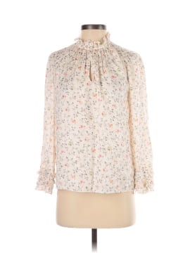 Rebecca Taylor Long Sleeve Silk Top (view 1)