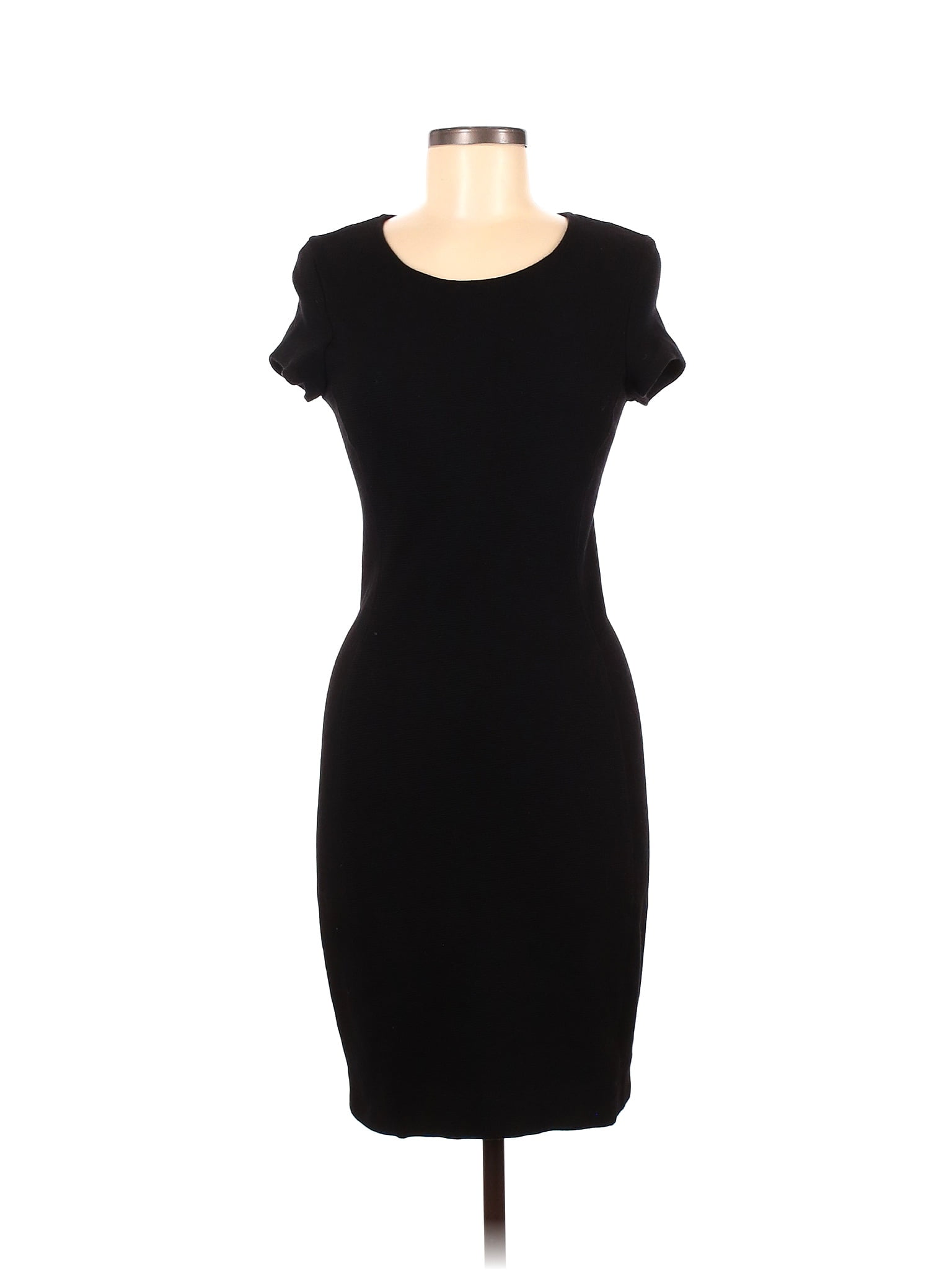 Three Dots Solid Black Casual Dress Size M - 84% off | thredUP