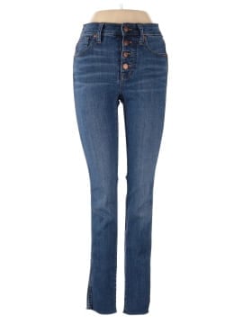 Madewell 10" High-Rise Skinny Jeans in Brinville Wash: Button-Front TENCEL&trade; Denim Edition (view 1)