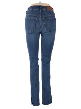 Madewell 10" High-Rise Skinny Jeans in Brinville Wash: Button-Front TENCEL&trade; Denim Edition (view 2)