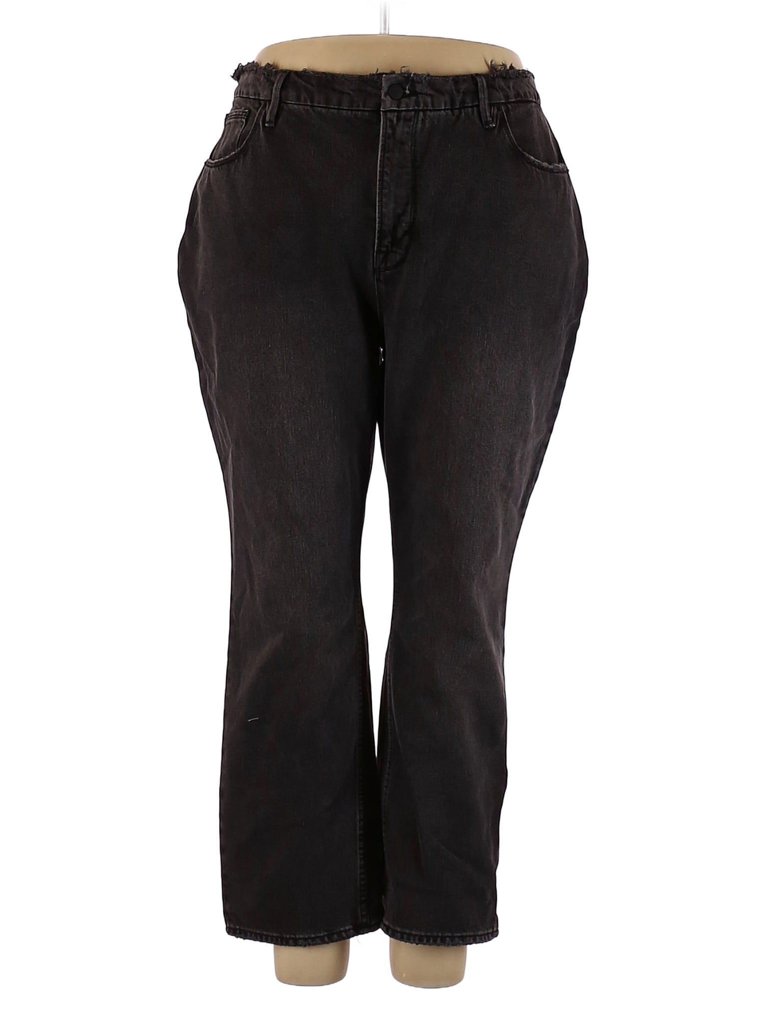 Good American Solid Black Jeans Size 18 (Plus) 59 off thredUP