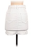 J Brand Solid White Denim Skirt 23 Waist - photo 2