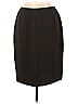 Linda Allard Ellen Tracy 100% Polyester Solid Tortoise Black Brown Casual Skirt Size 12 - photo 1
