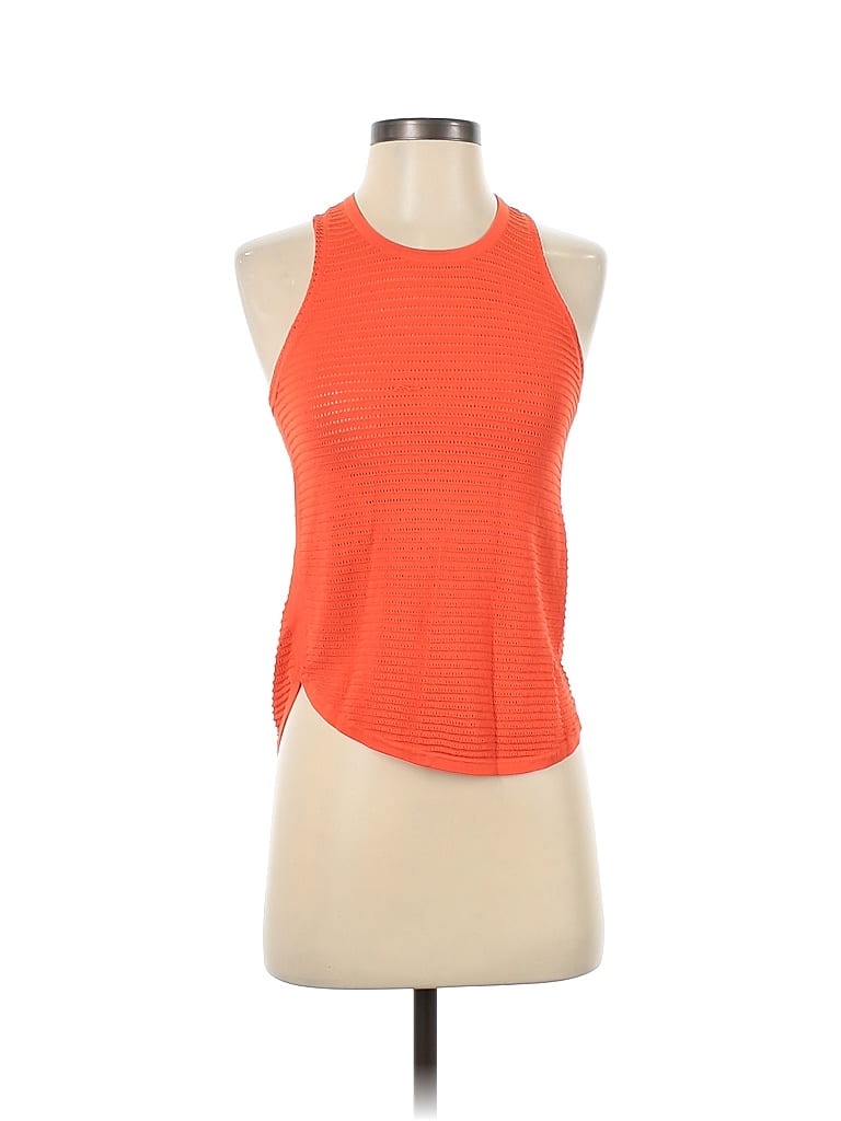 J Brand Color Block Orange Pullover Sweater Size XS - photo 1