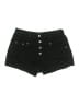 Judy Blue Solid Black Denim Shorts Size 5 - photo 1