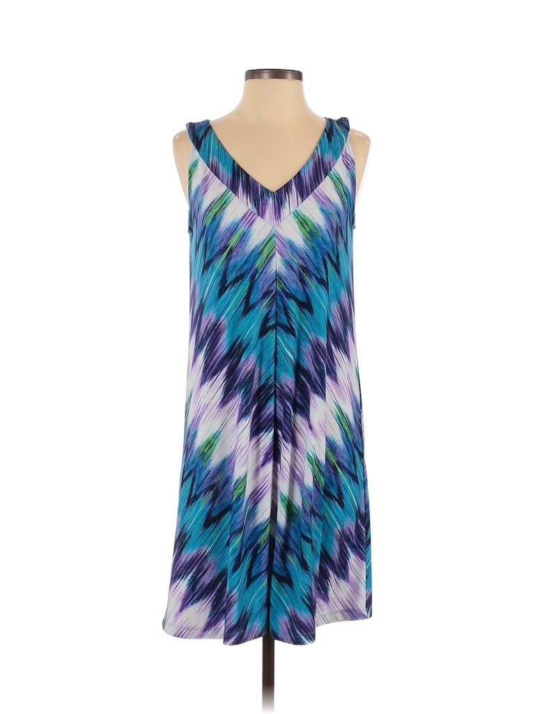 Click to view more detailed imagery on our partner's website Pre-owned Peter Nygard Casual Dress In Blue