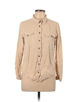 Tree 3/4 Sleeve Button-Down Shirt (view 1)
