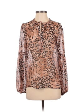 Paige Long Sleeve Silk Top (view 1)