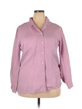 Elisabeth by Liz Claiborne Long Sleeve Button-Down Shirt (view 1)